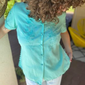 chemiser turquoise