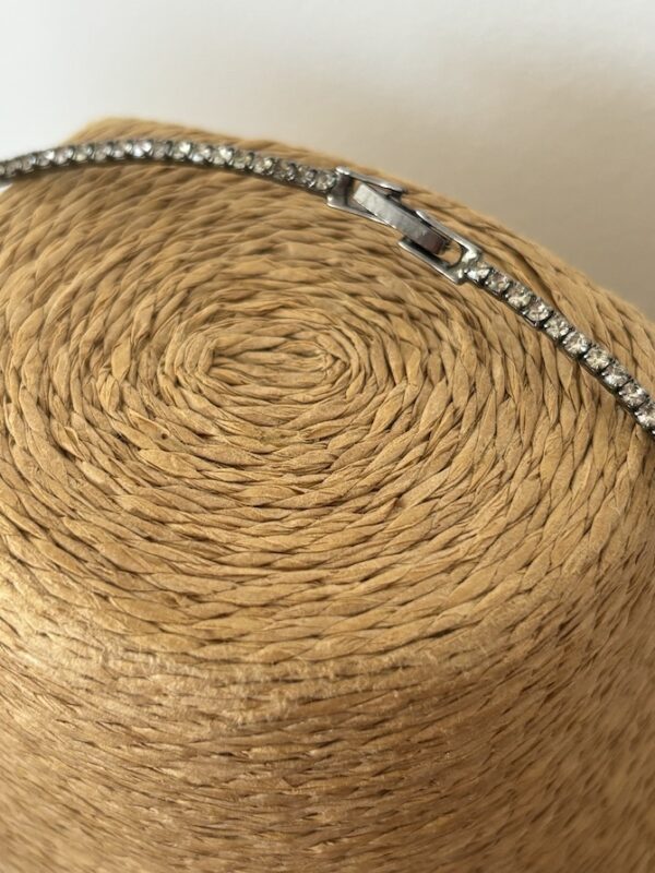 Collier plastron zirconium, années 20. – Image 4