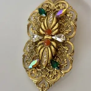 Broche en filigrane doré, 1950.