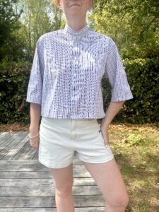 Chemise vintage, upcyclé, vichy.
